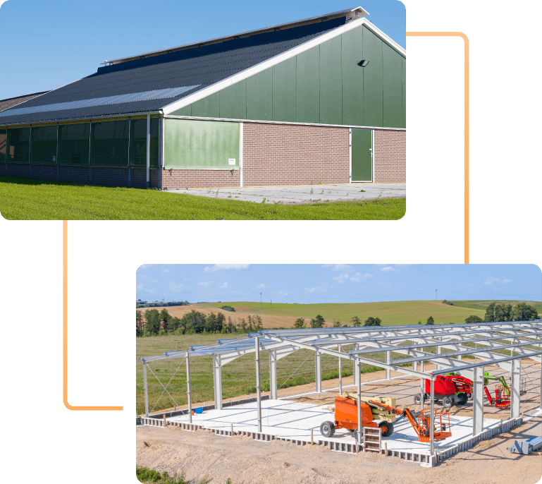 Steel Farm Buildings , Metal Pole Barns