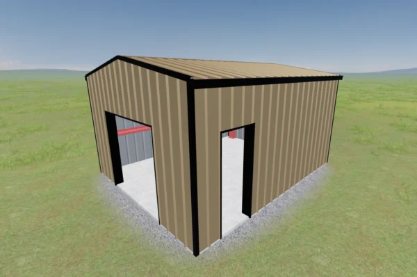 Buy 16x20x10 Steel Building Kit - DIY Metal Building for Garage, Workshop, Storage & More
