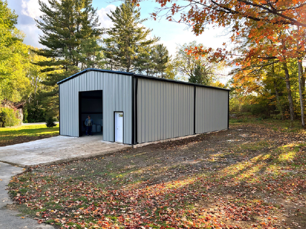 Prefab steel garages in Toronto for single, double, and multi-bay parking
