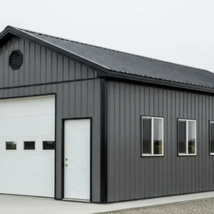 20X40X12 Steel Workshop Kit - Clear-Span Metal Shop