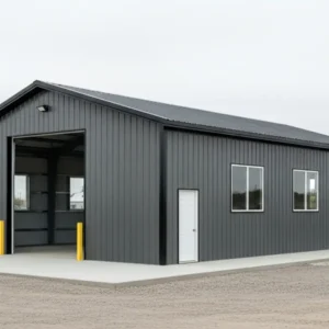 20X40X16 Truck Garage Kit - Clear-Span Metal Truck Bay