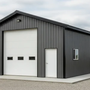 30X40X12 Steel Workshop Kit - Heavy-Duty Metal Shop