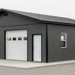 30X50X12 Steel Workshop Kit - Clear-Span Metal Workshop