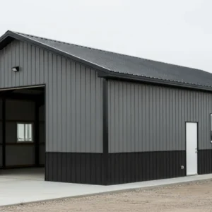 30X50X16 Truck Garage Kit - Prefab Metal Fleet Storage