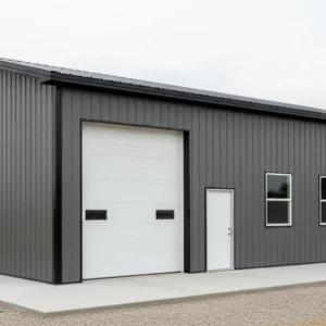 40X40X12 Steel Workshop Kit - Prefab Metal Workspace