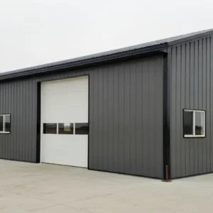 40X60X12 Insulated Steel Workshop Kit - Metal Shop