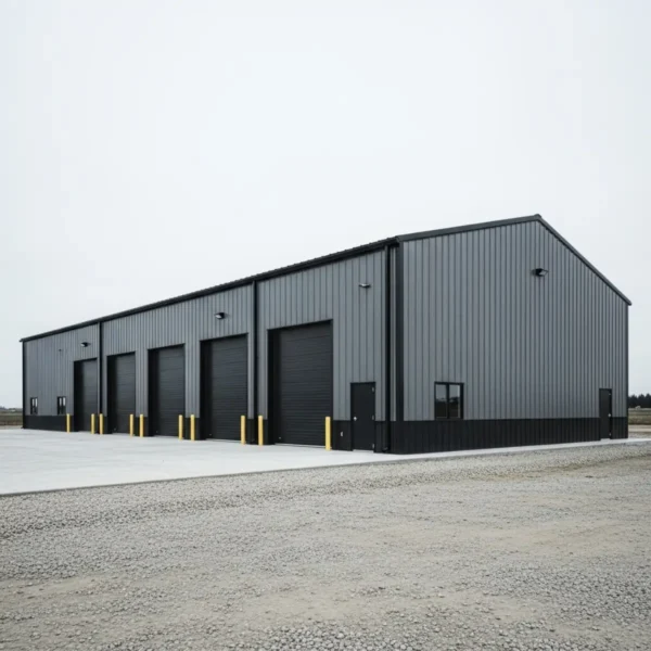 Warehouse Building Set 100x200x18 Steel Warehouse Building Kit | Industrial Storage