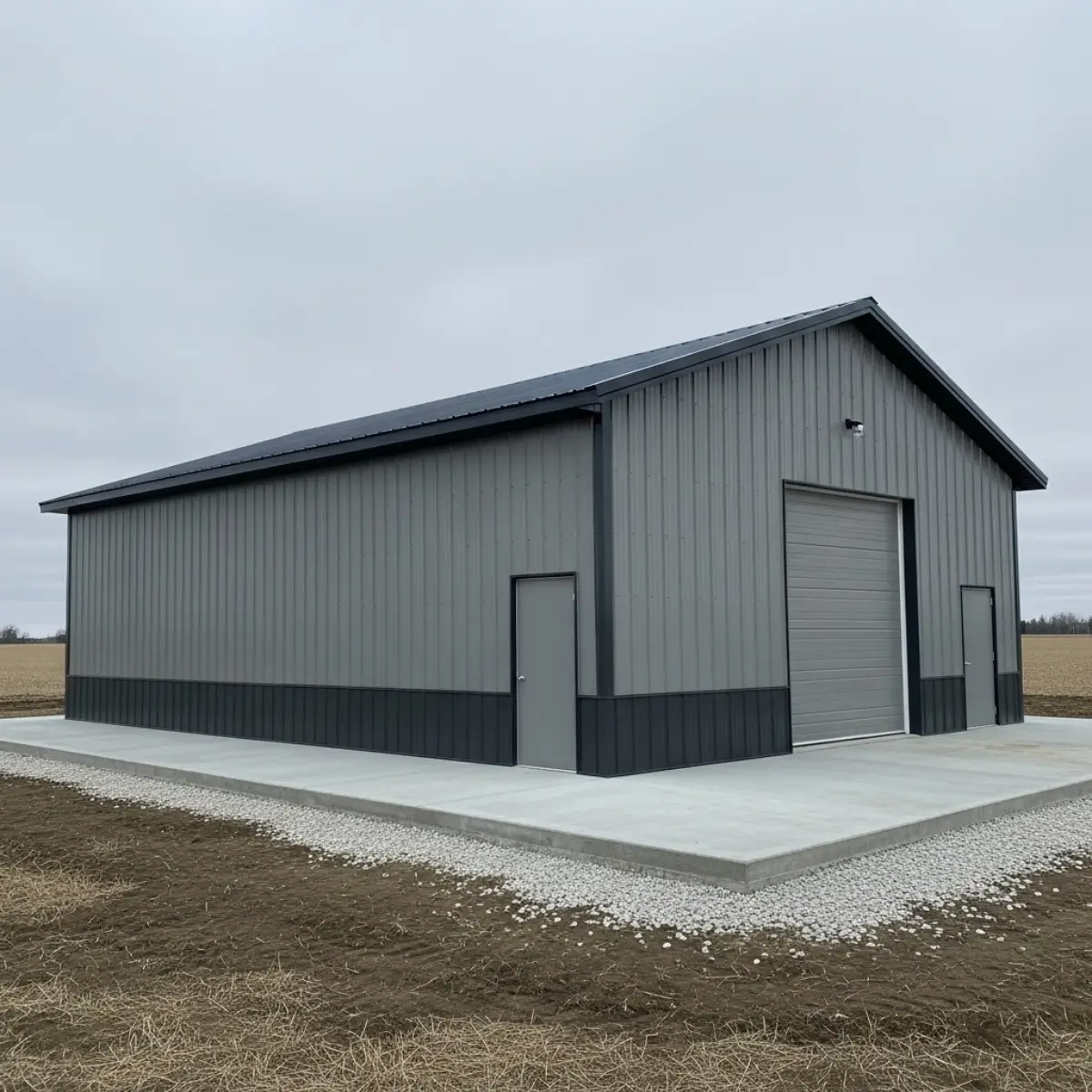40x80x16 agricultural barn steel building for general-purpose farm use.
