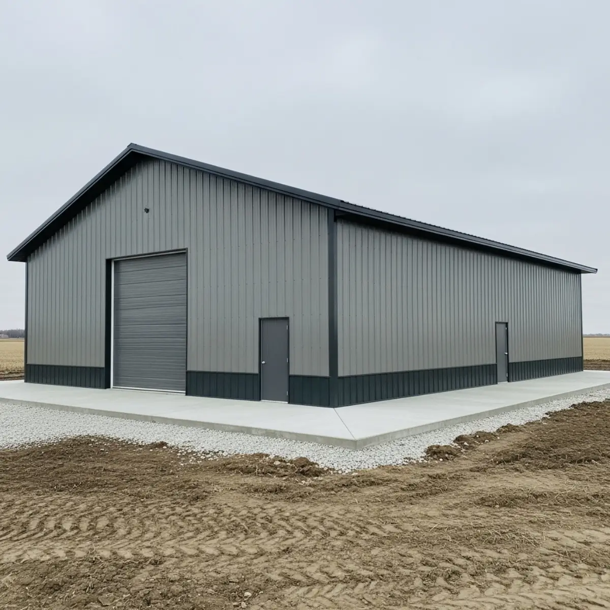 80x150x16 agricultural steel building metal barn for commercial farming operations.