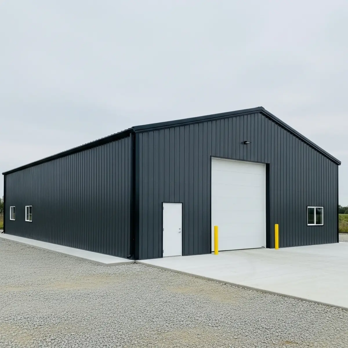 80x150x18 industrial warehouse steel building for large commercial and industrial operations.