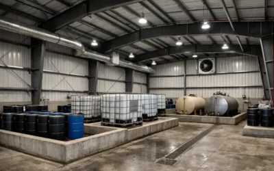 Steel Buildings for Hazardous Material Storage