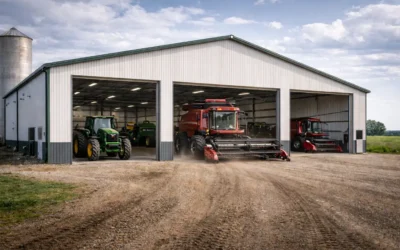 Steel Buildings for Farm Equipment Storage