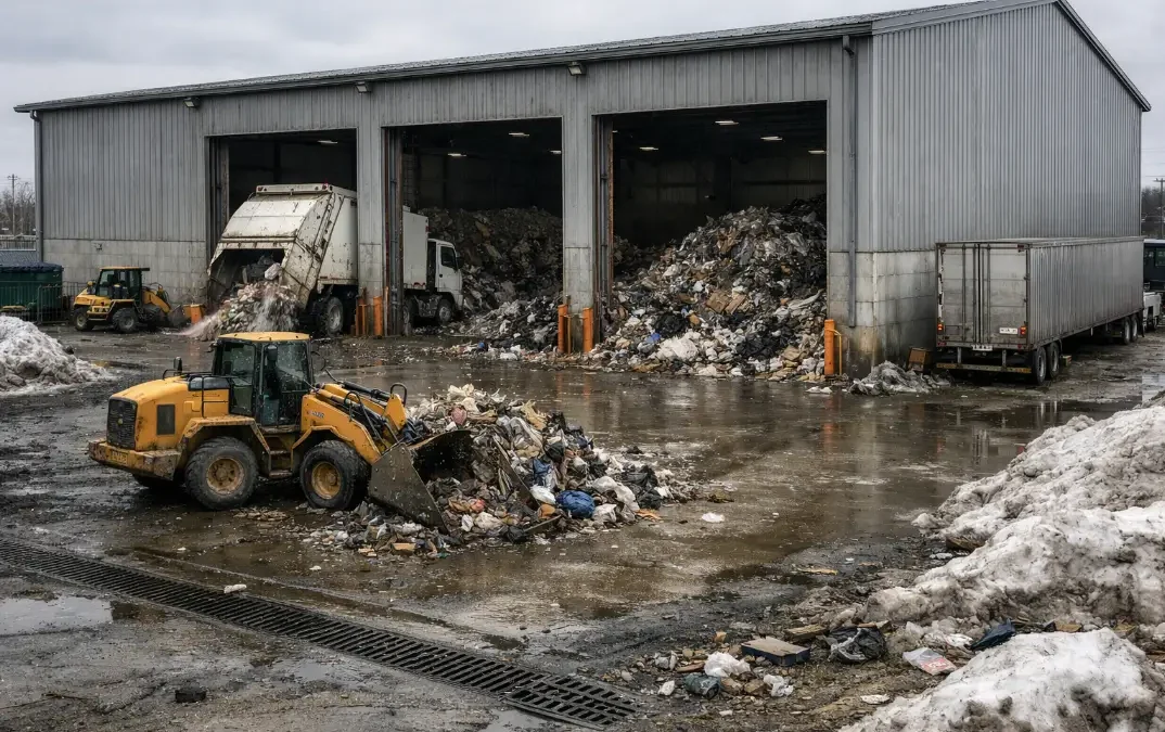 Steel Buildings for Waste and Recycling Facilities