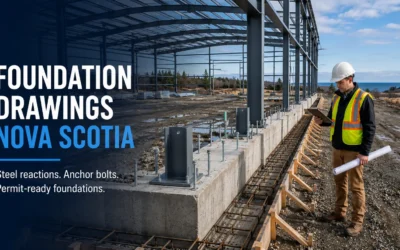 Foundation Drawings Nova Scotia for Steel Buildings