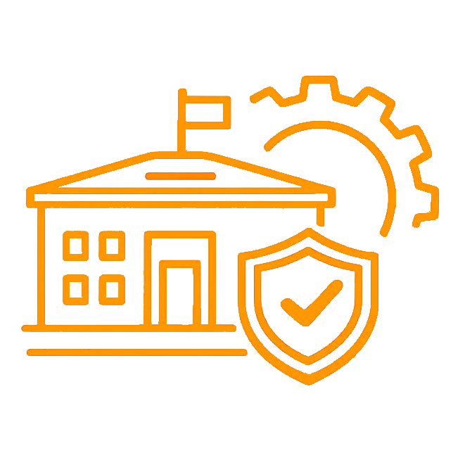 Local authority icon for Saskatchewan steel building bylaws, permits, inspections, and local process requirements.