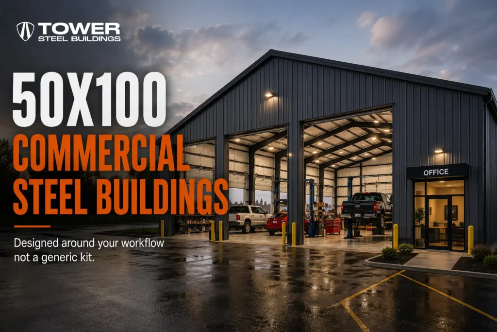 50x100 steel building Ontario