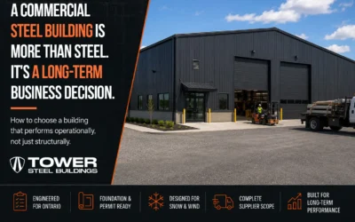 Commercial Steel Buildings in Ontario: How to Choose a Building That Performs Operationally, Not Just Structurally