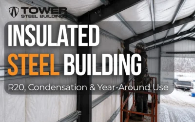 Insulated Steel Buildings: R20, Condensation and Year-Round Use