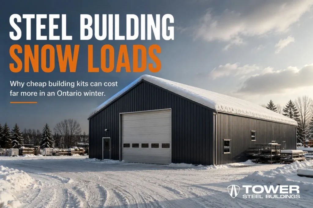 Steel building snow load in Ontario