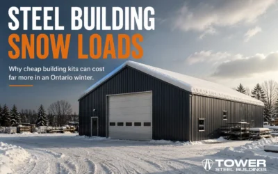 Steel Building Snow Load in Ontario: Why Cheap Kits Can Cost More